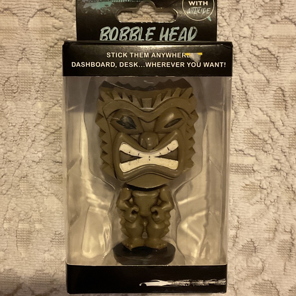 Bobble Head Figurine - Olive Green
